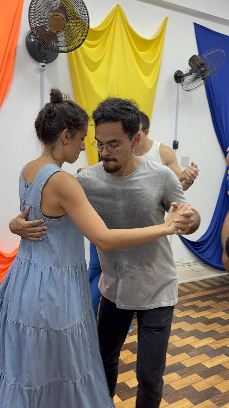 Aula de forró no Centro Cultural Sotaques, Cinelândia